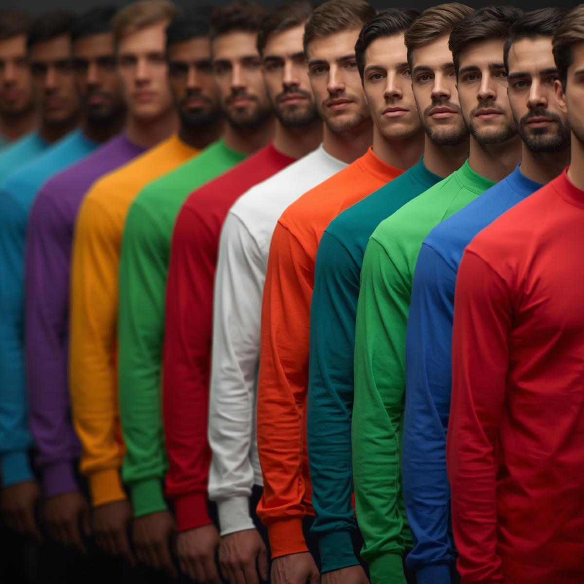 Individuelle Men’s Long-Sleeve  – sportlich, bequem & personalisierbar