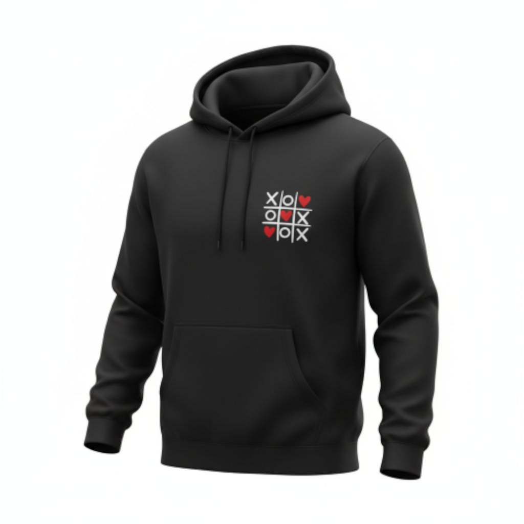 Hoodie ready to wear Design TicTacToe