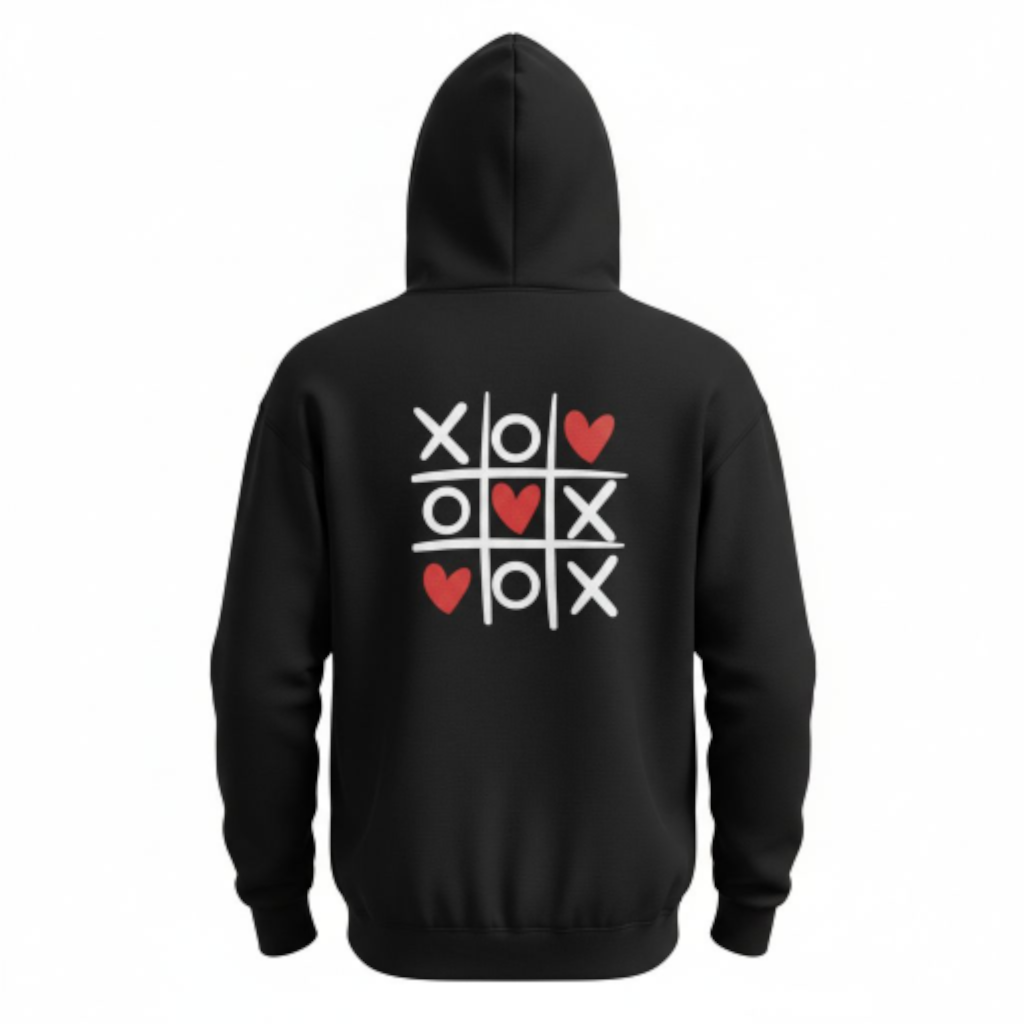Hoodie ready to wear Design TicTacToe