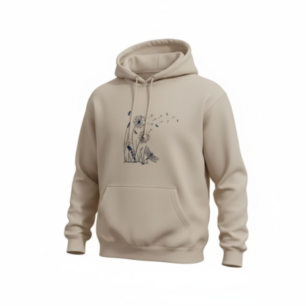 Hoodie ready to wear Design Pusteblume