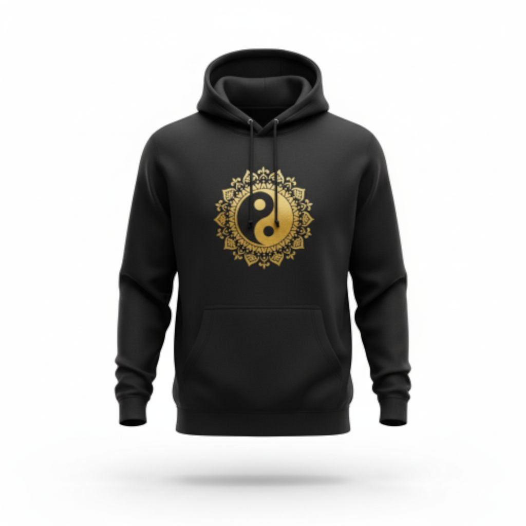 Hoodie ready to wear Design Ying&Yang