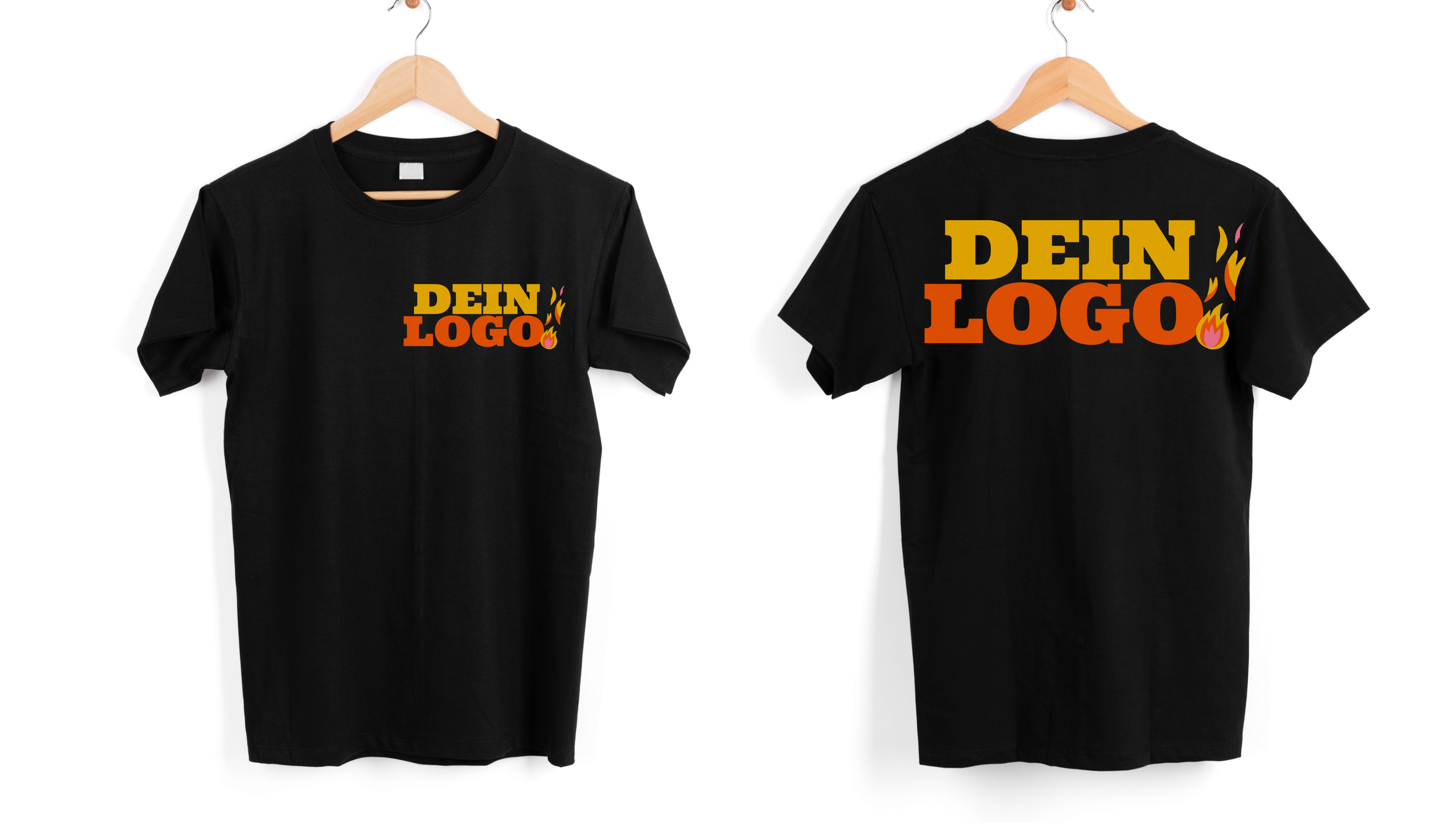 Kurzärmliges Shirt – Individuelle Logo-Gestaltung