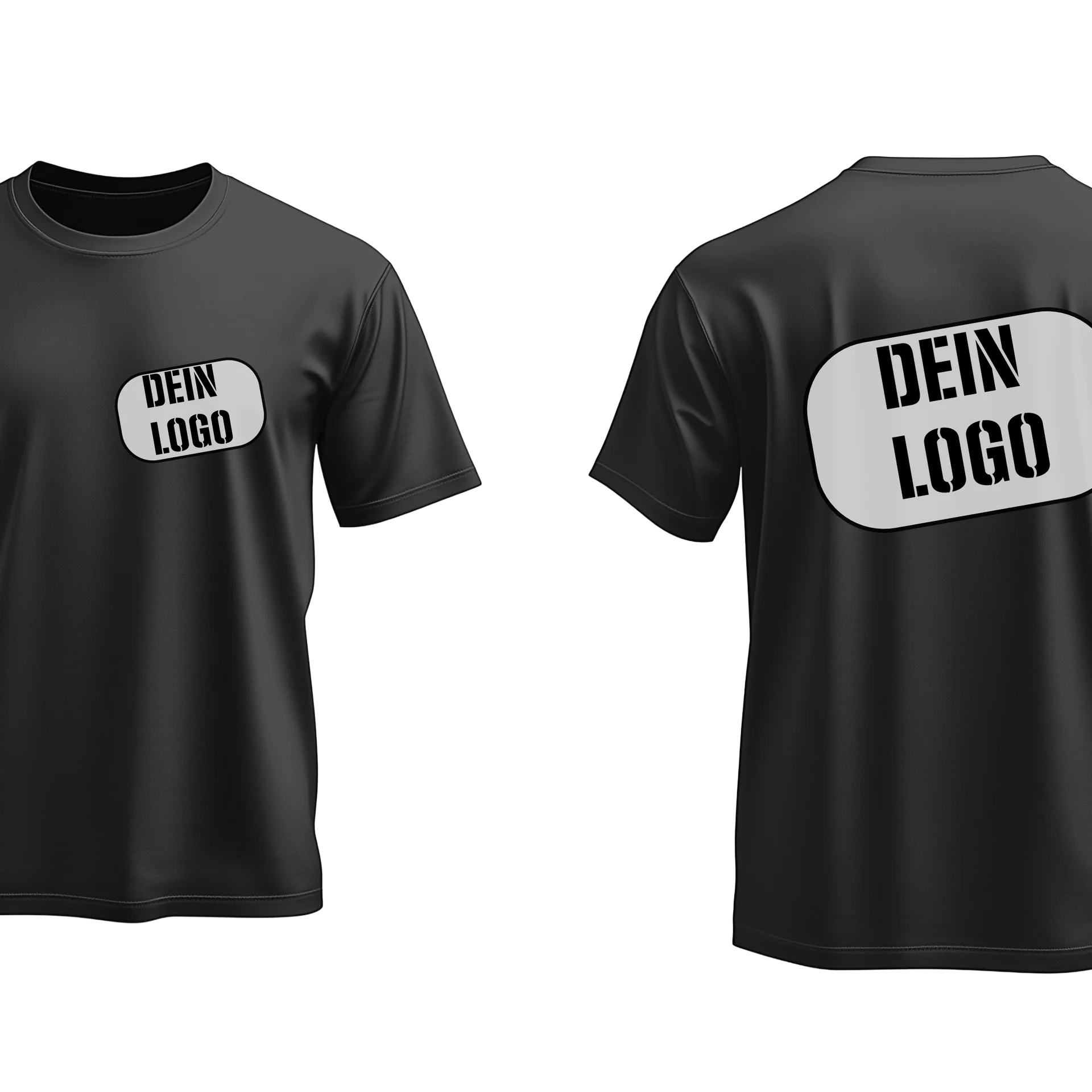 Kurzärmliges Shirt – Individuelle Logo-Gestaltung
