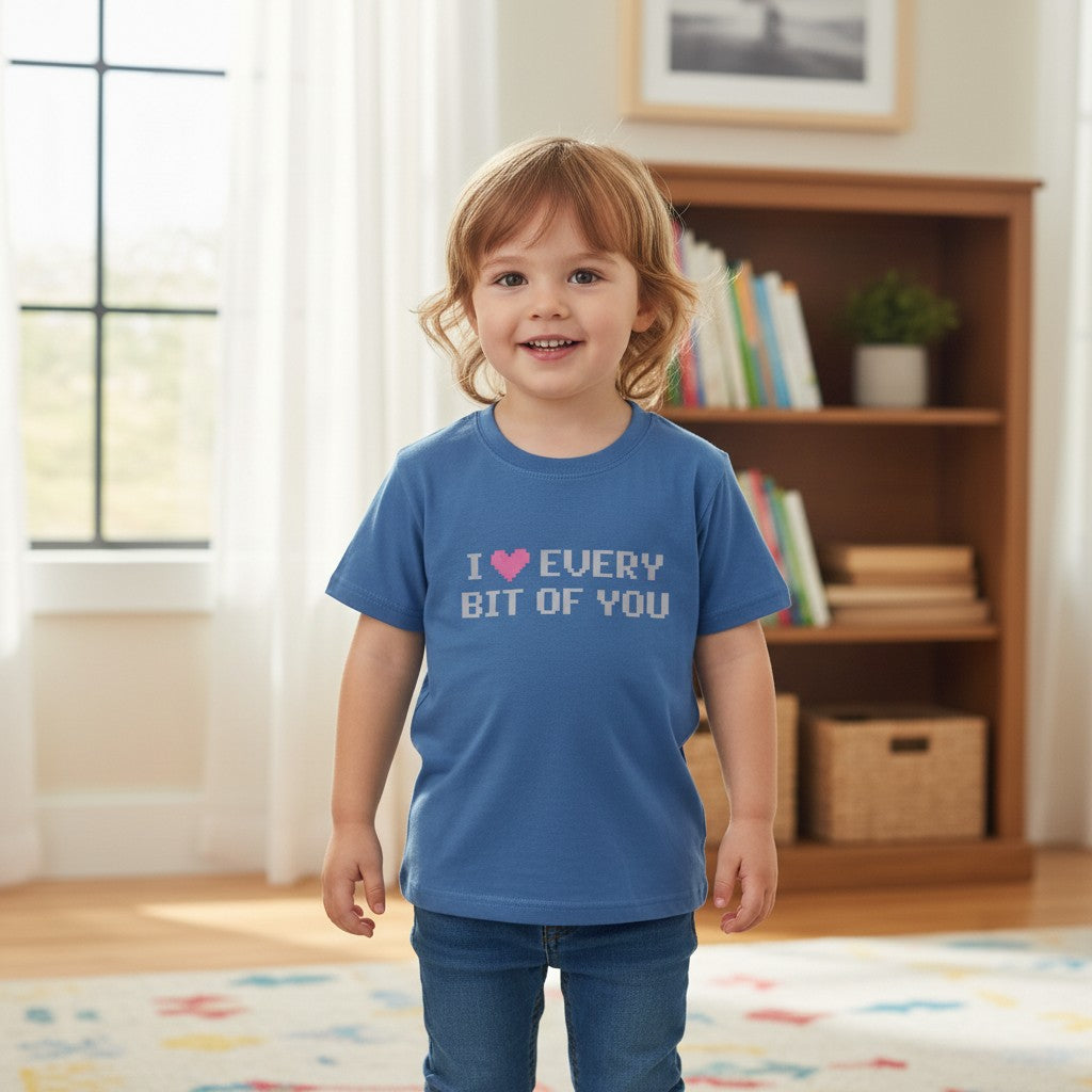 Kinder-Shirt Pixel-Love