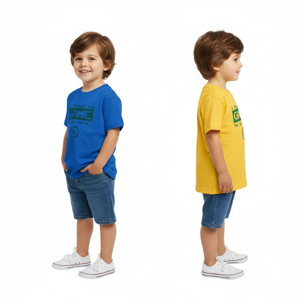 Kinder-Shirt Game-Pause