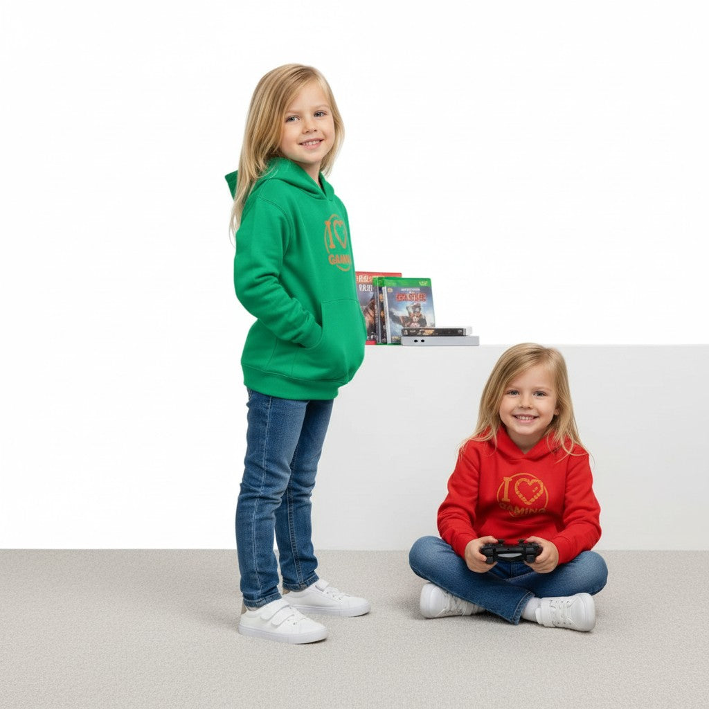 Kinder-Hoodie Love-Gaming