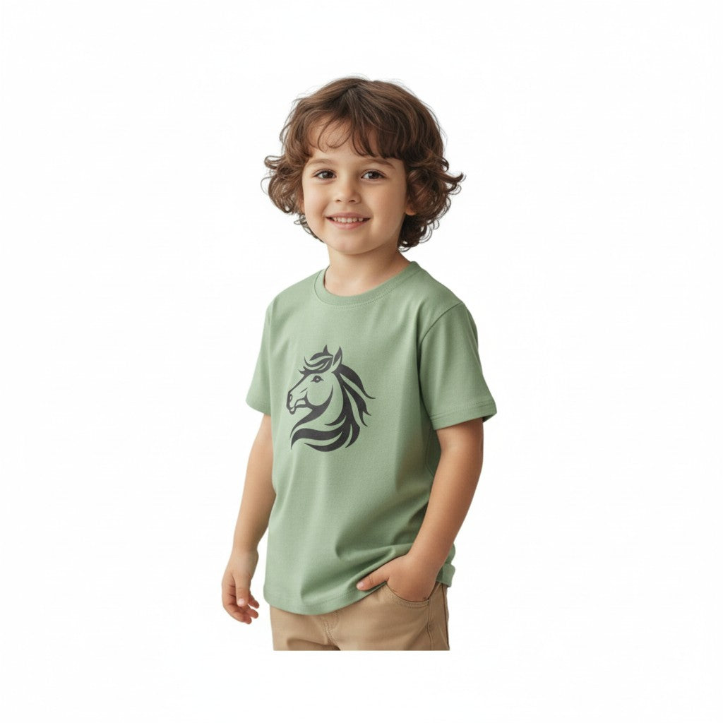 Kinder-Shirt Pferd