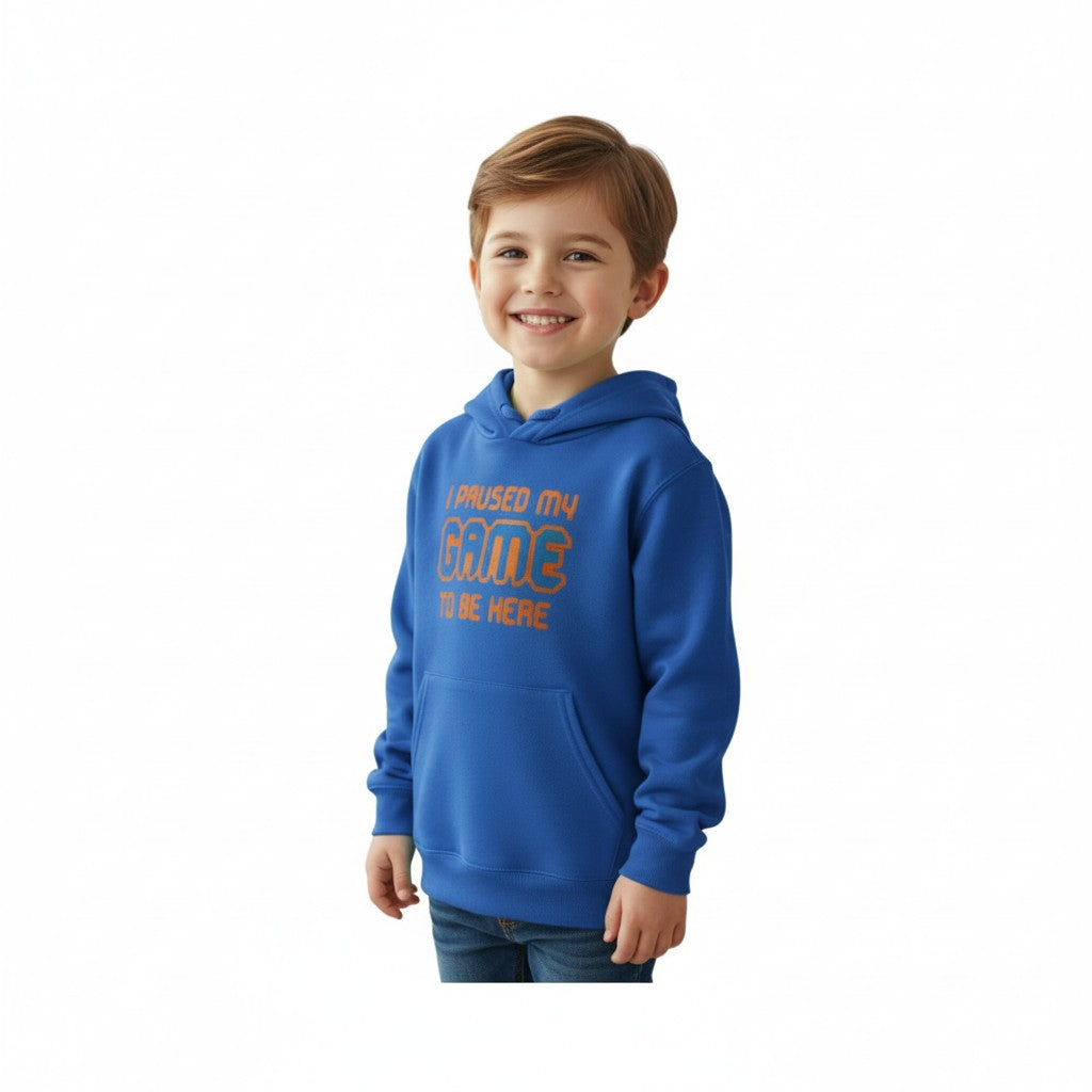 Kinder-Hoodie Game-Pause