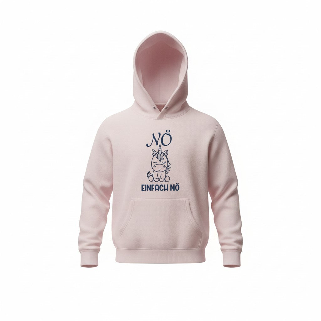 Kinder-Hoodie Nö-Einhorn