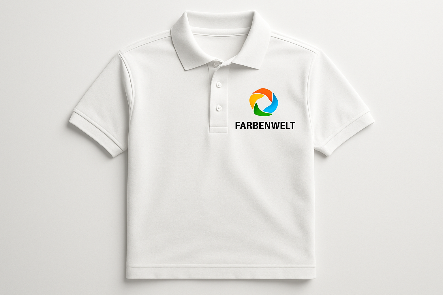 Polo shirt mit Logo =Farbenwelt 