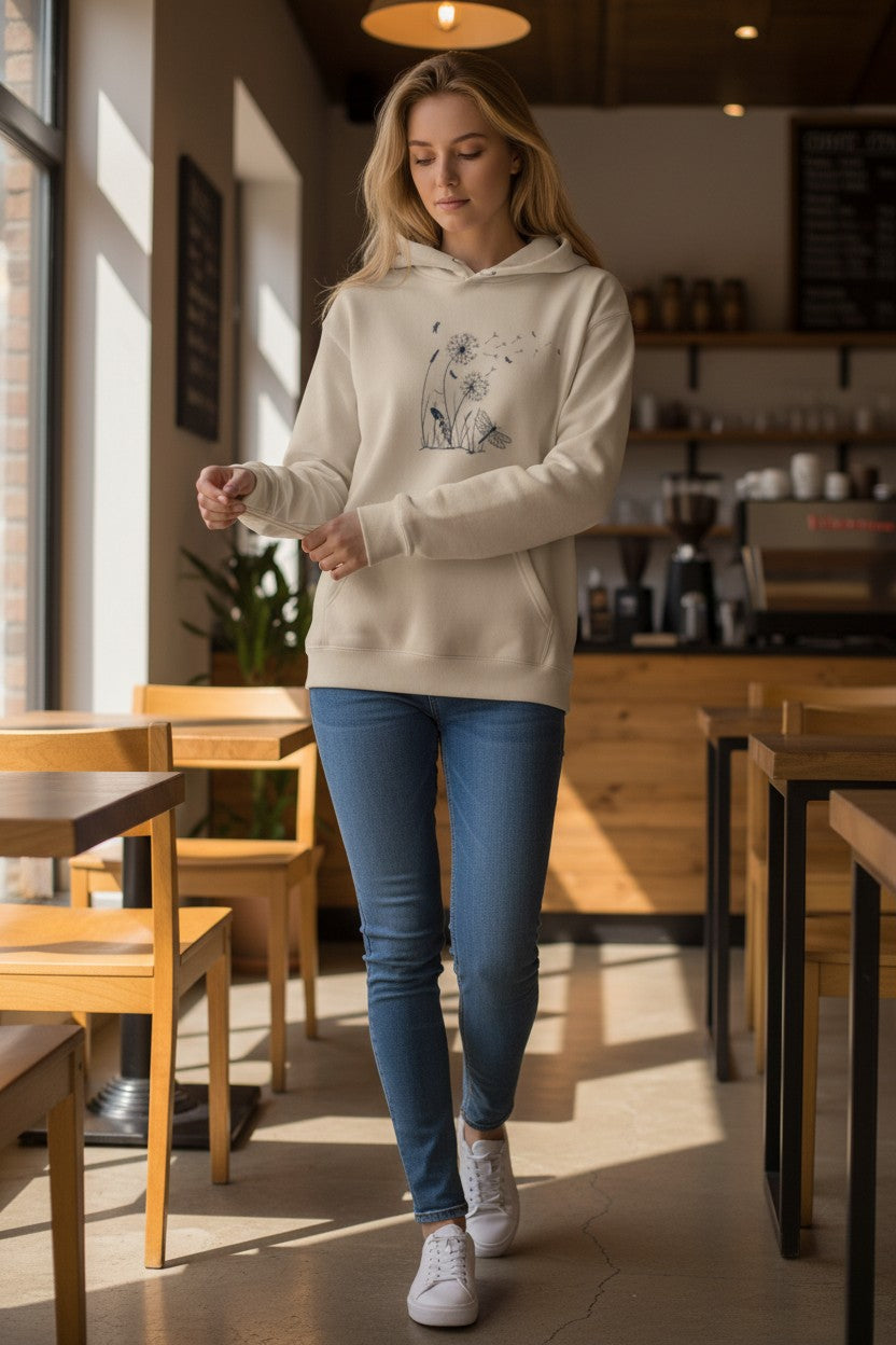 Hoodie ready to wear Design Pusteblume