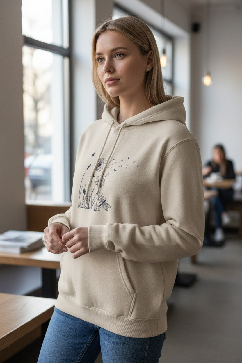 Hoodie ready to wear Design Pusteblume